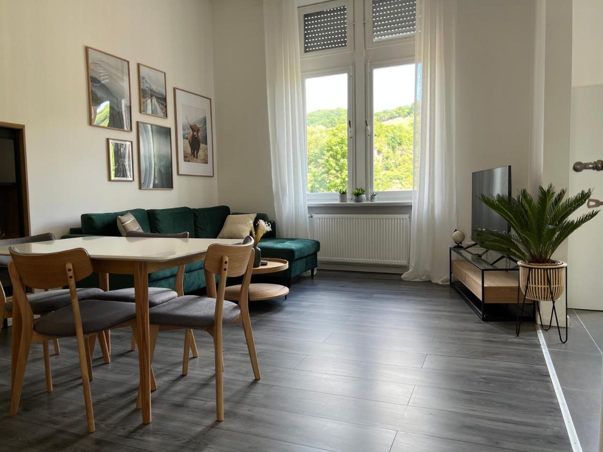 Direkter Moselblick I Altbau I 4 Personen I Terrasse Apartment Sankt Aldegund Exterior photo